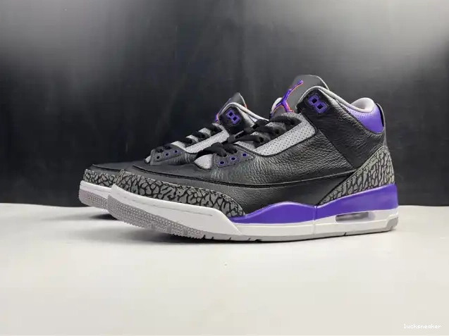 LUCY 3 050 CT8532 Retro Air Black Court Purple Jordan 0523